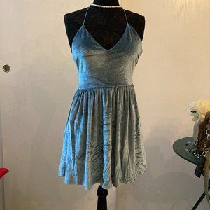 Forever 21 baby blue spaghetti strap dress